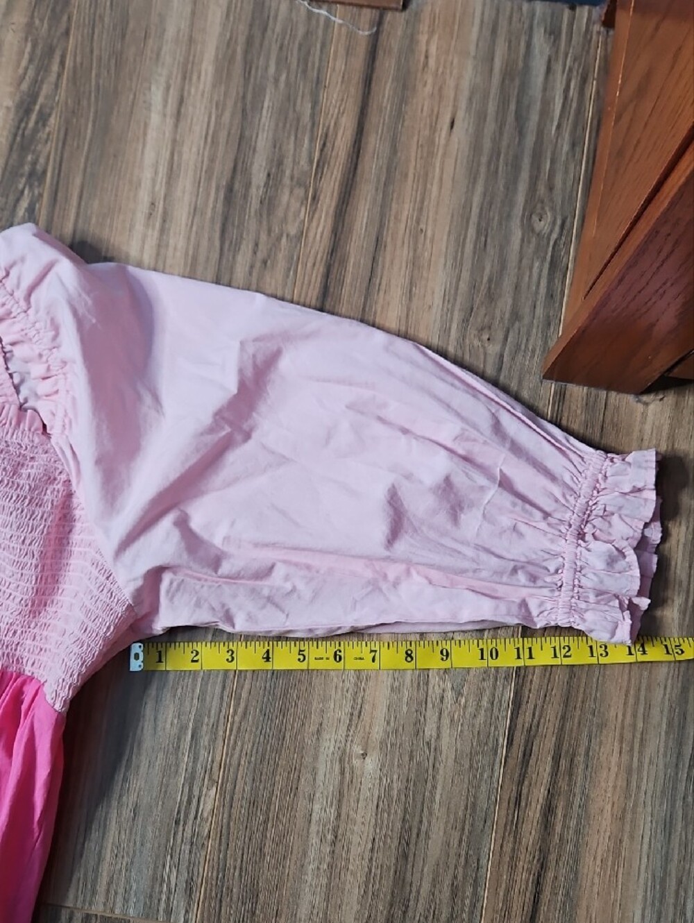 Crown & Ivy Colorblock Tiered Dress - Pink, Yellow, Green, Blue Plus Size 2X - Picture 10 of 11
